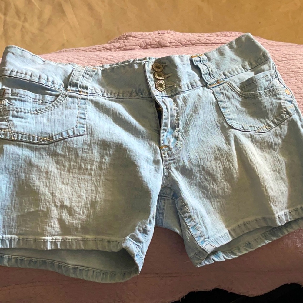 Light blue shorts